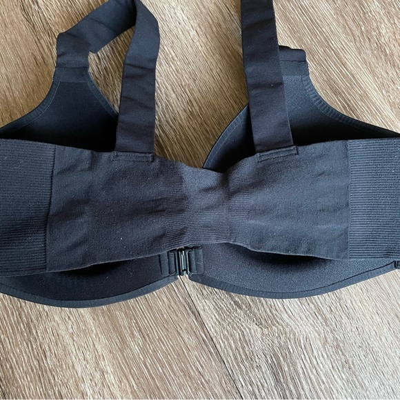 SPANX Bra-llelujah Lightly Lined Wireless Bra Black Front Clasp Wide Straps 32D - Picture 9 of 16